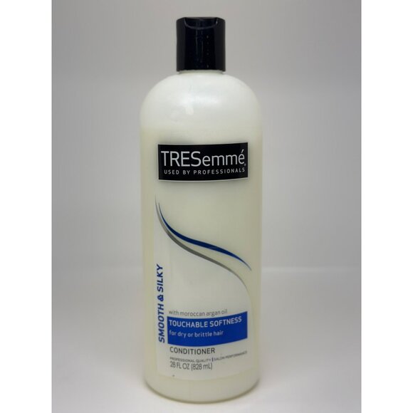 TRESemmé Smooth Silky Conditioner 28 Fl Oz With Moroccan Argan Oil For Dry Hair - Picture 1 of 5